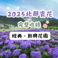 2025北部賞花，經典及新興花景介紹，還有周圍景點/美食全打包！