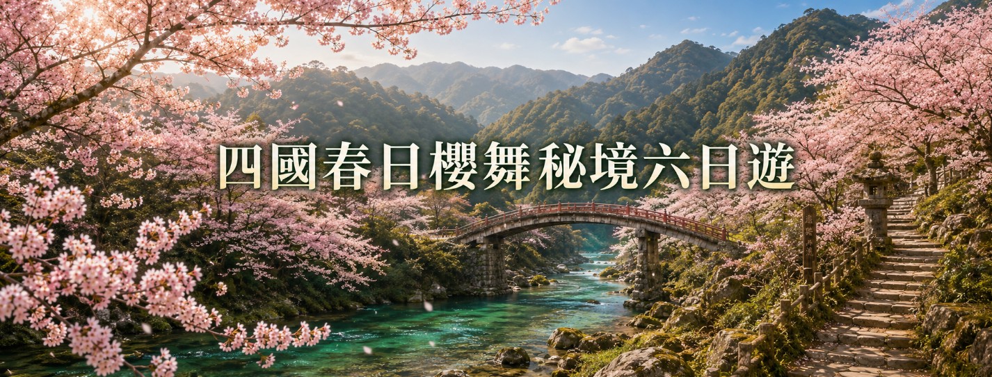 四國春日櫻舞秘境六日遊